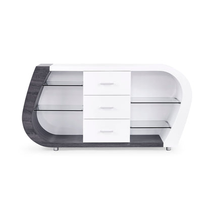 Anne - Buffet - White / Gray