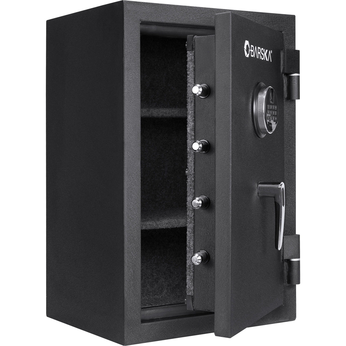 2.02 Cubic Ft Biometric Keypad Fire Resistant Safe - Black
