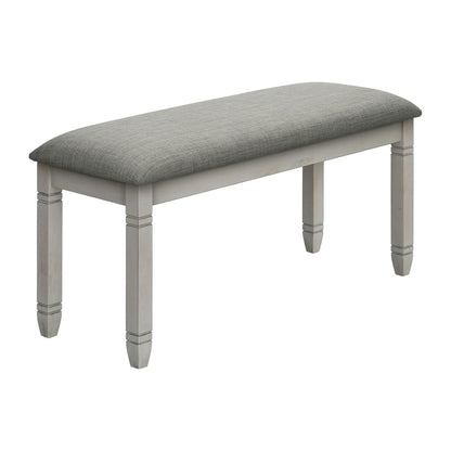 Upholstered Bench With Solid Legs