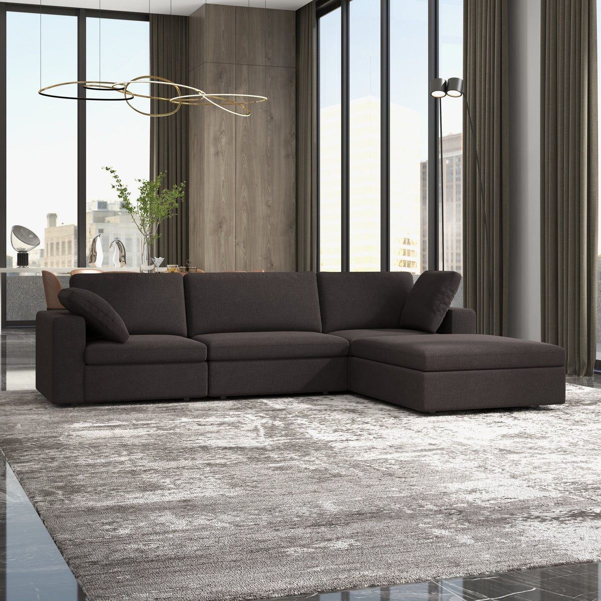 Cecilia - Modular Corner Sectional Modern Sofa