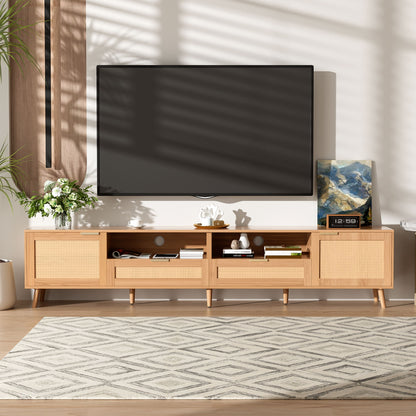 TV Stand, Media Console With Cable Management