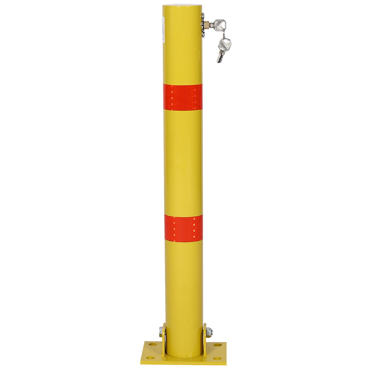 Parking Bollard Pole Barrier With Lock For Car Parking Protection