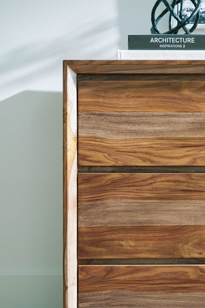Dressonni - Dresser And Mirror - Brown