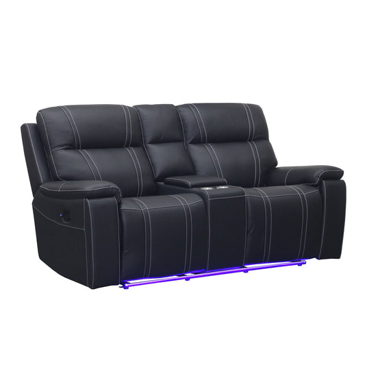 Hartley - Reclining Console Loveseat
