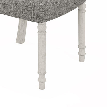 Tannen - Dining Side Chair (Set of 2) - White / Gray