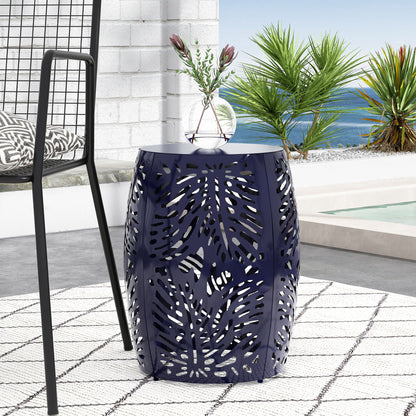Modern Design Metal End Table, Large