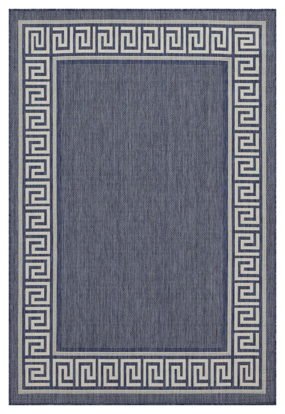 Sunshine - 5'3" X 7'3" Polypropylene Indoor, Outdoor Area Rug - Blue