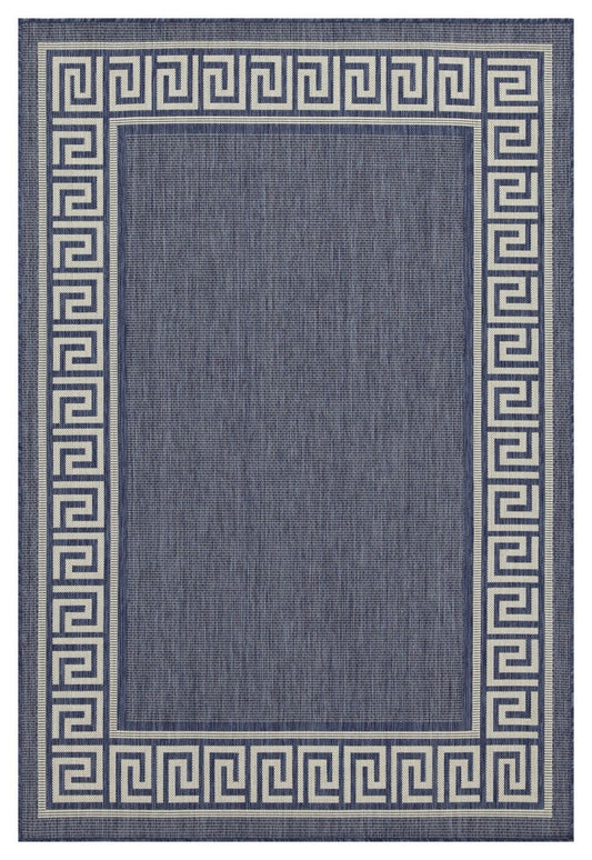 Sunshine - 5'3" X 7'3" Polypropylene Indoor, Outdoor Area Rug - Blue