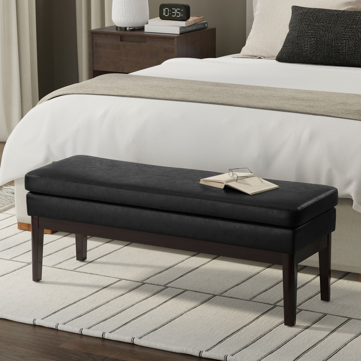 Carlson - Ottoman Bench, Mid Century Design