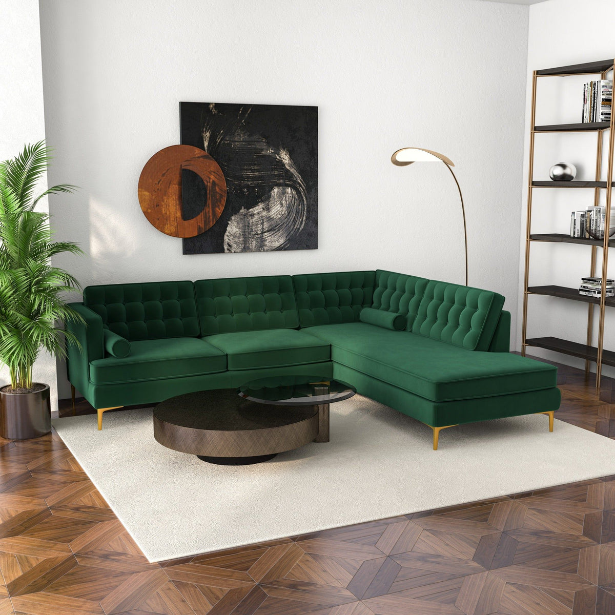Brooke - Modern Design Sectional Sofa