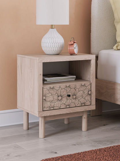 Arloster - One Drawer Night Stand - Tan