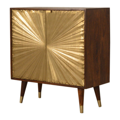 Manila - Cabinet - Gold / Brown