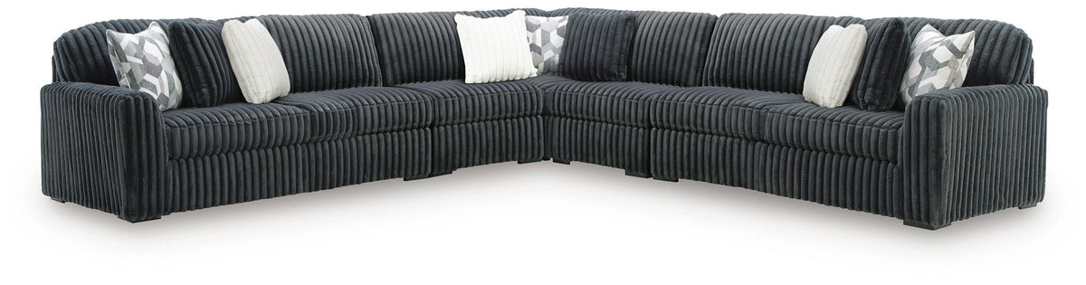 Midnight-Madness - 5 Piece Sectional
