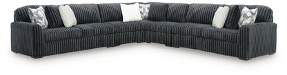 Midnight-Madness - 5 Piece Sectional