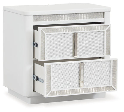 Chalanna - Two Drawer Night Stand - White