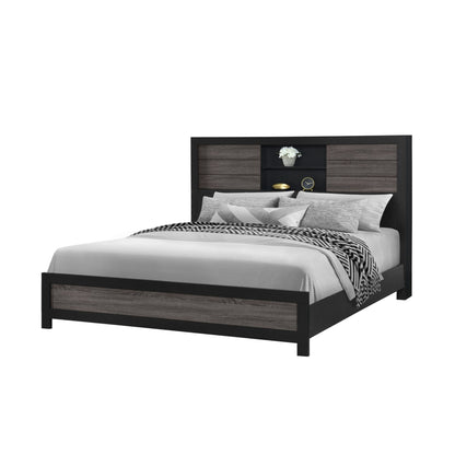 Soluto - Bed With Bookcase Headboard