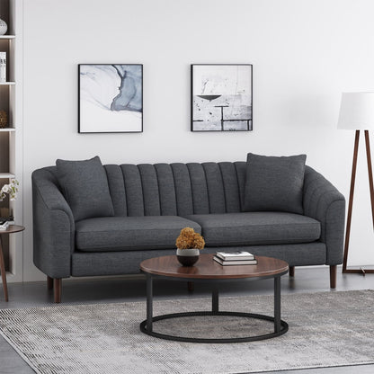 Contemporary 3 Seater Sofa With Accents