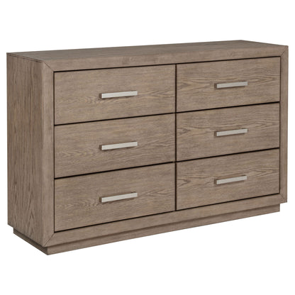 Gibbons - 6 Drawer Dresser With Ample Storage - Brown