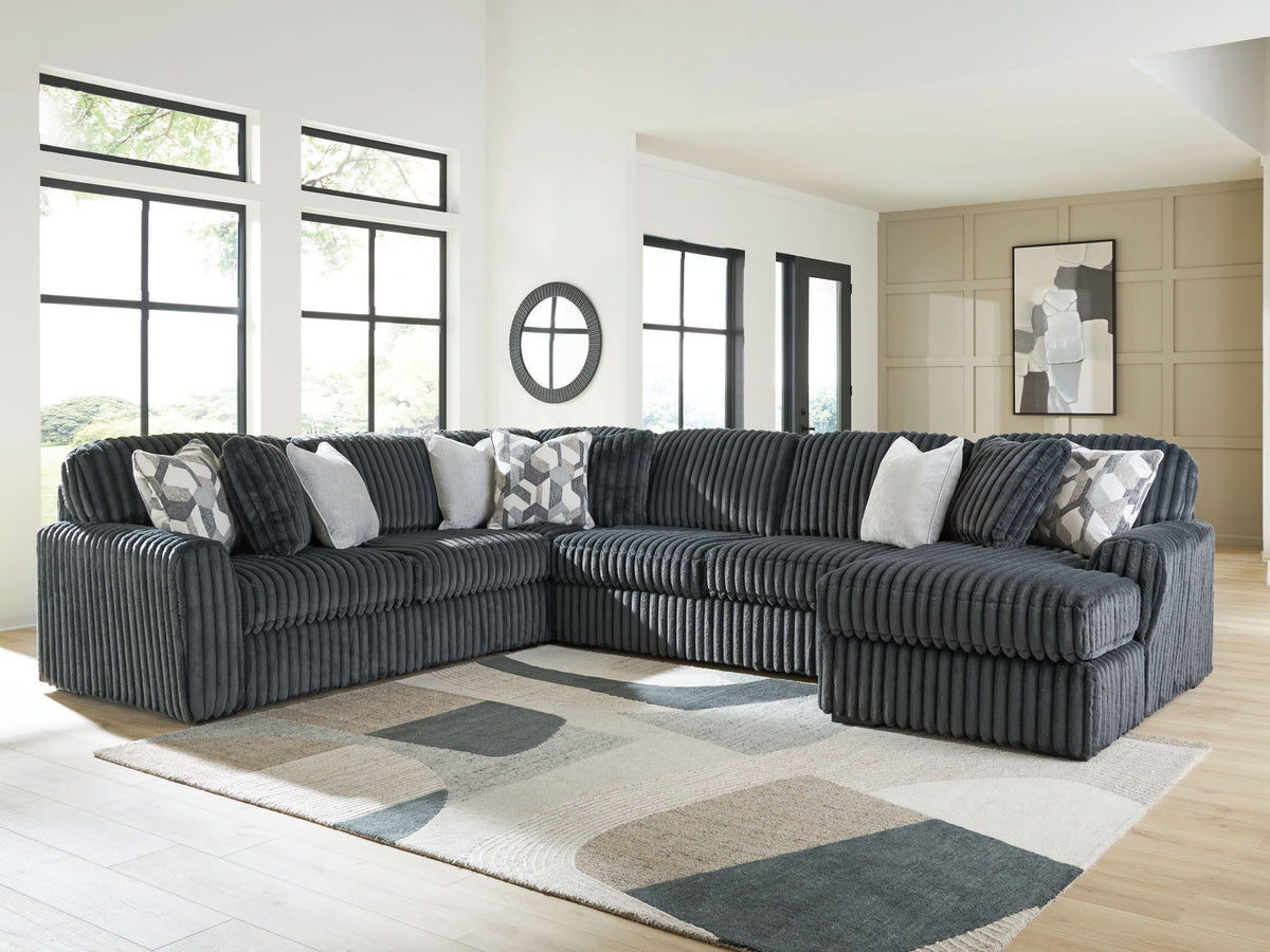 Midnight-Madness - 4 Piece Sectional