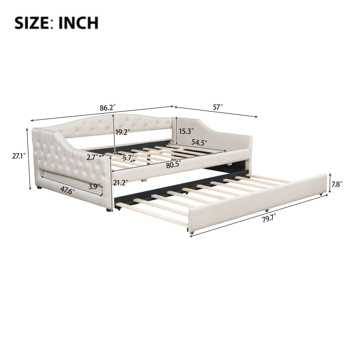 Daybed With LED Belt