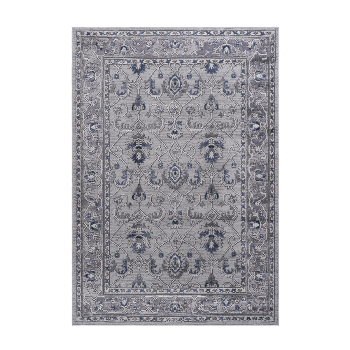 Marfi - 8' X 10' Oriental Area Rug - Gray / Blue