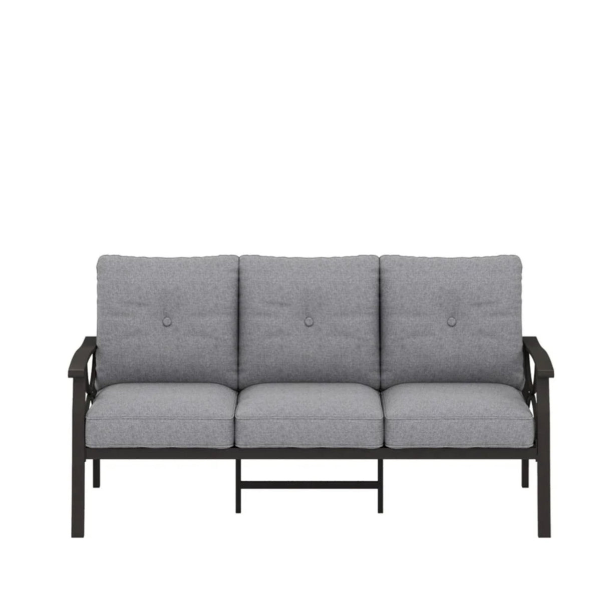 All-Weather 3 Seat Patio Sofa With Cushions