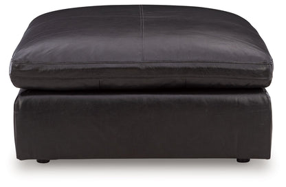 Emilia - Oversized Accent Ottoman - Black