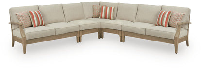 Clare View - 5-Piece Outdoor Sectional - Beige