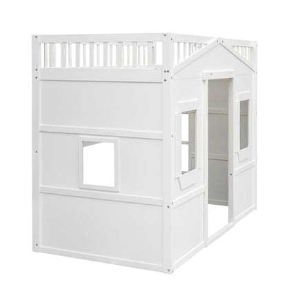House Loft Bed With Ladder