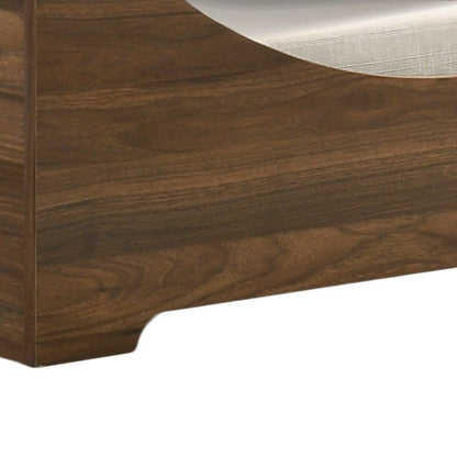 Gibson - Alder Wood Finish Comfy Pet Bed With Cushion - Brown