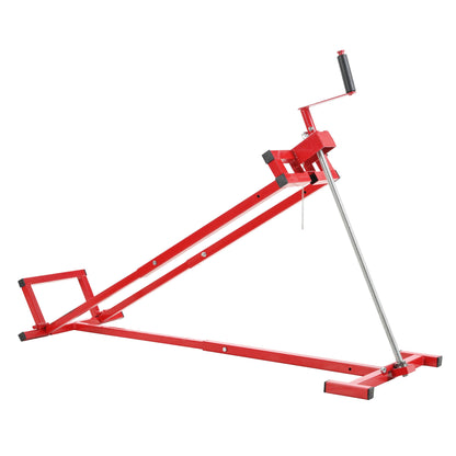Universal Easy Lawn Mower Lift For Riding Tractors, 800 Lbs Capacity - Red