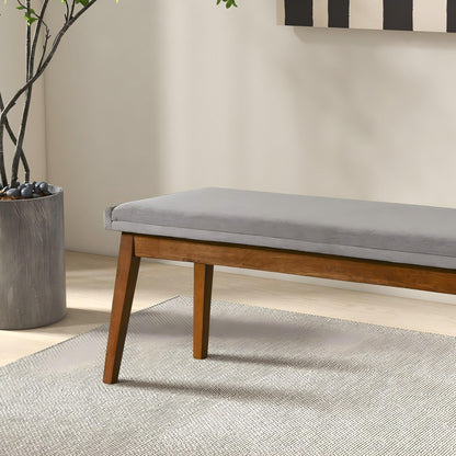 Warren - Bench - Brown / Light Gray
