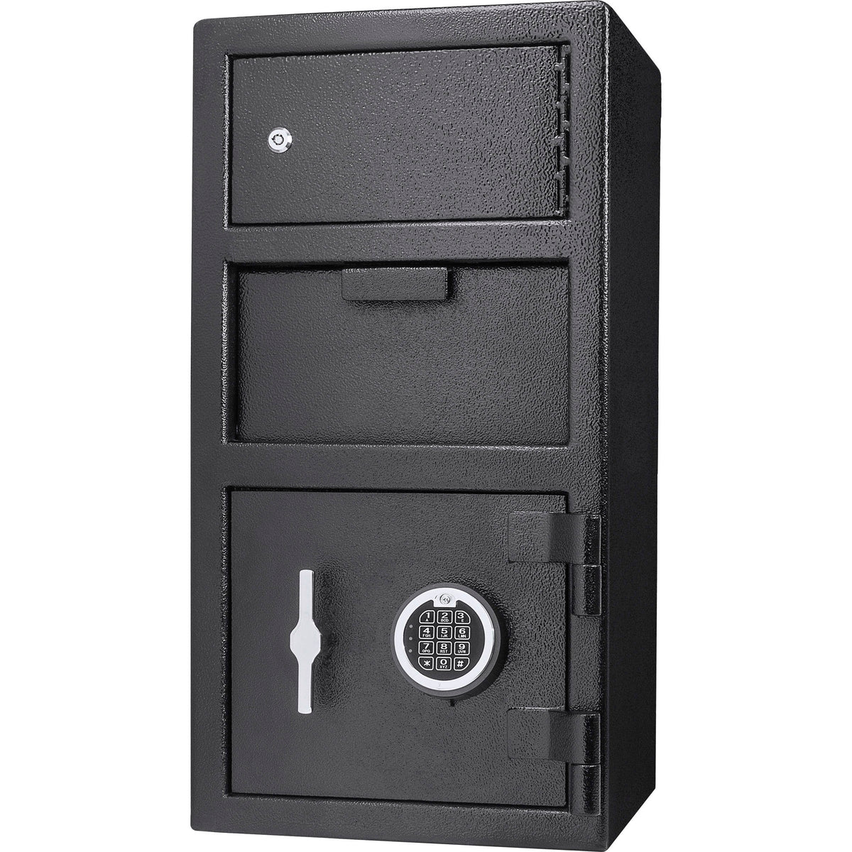 Large Locker Depository Safe With Digital Keypad 0 72 0 78 Cubic Ft - Black