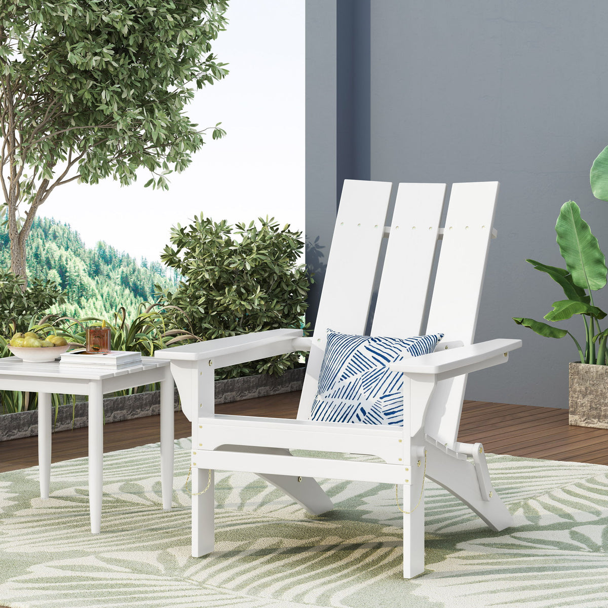 Aurascape - Outdoor Comfort Foldable Adirondack Chair