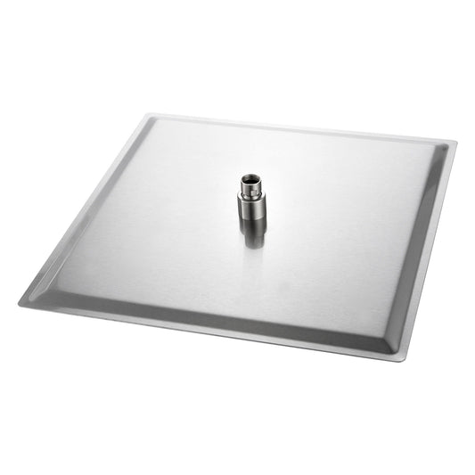 Modern 10" Square Rainfall Shower Head & Stainless Steel Wall Or Ceiling Mount Luxury Spa Shower Panel