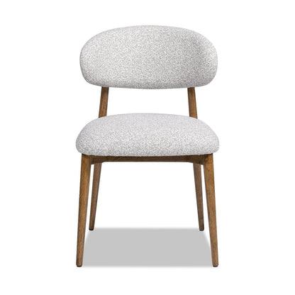 Locke - Modern Upholstered Dining Chair With Frame - Gray