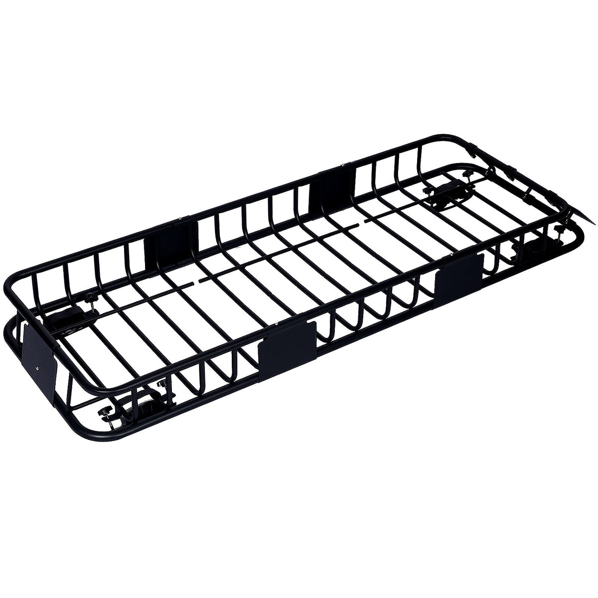 Motoring Rooftop Cargo Carrier Basket Steel, Universal Fit Roof Rack