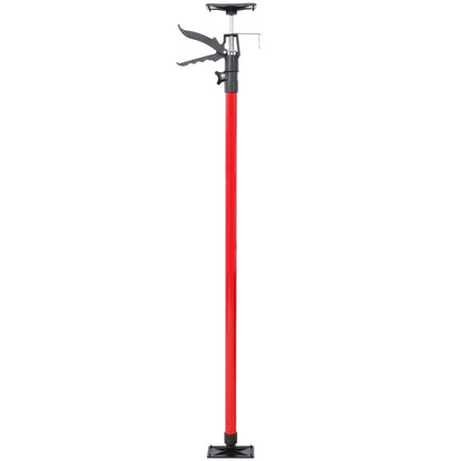 Adjustable Steel Support Pole System For Jacks And Drywalls With Carry Bag - Black / Red