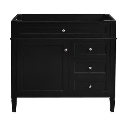 Bathroom Vanity With 2 Drawers And Tip-Out Drawer, Storage Cabinet