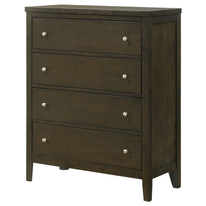 Clement - 4 Drawer Chest Of Drawers - Espresso