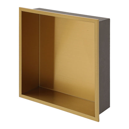 Stainless Steel Shower Niche With Seamless Design For Bathroom Storage