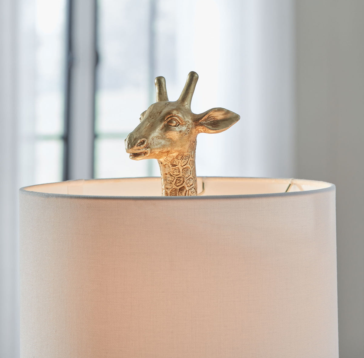 Ferrison - Poly Table Lamp - Gold Finish