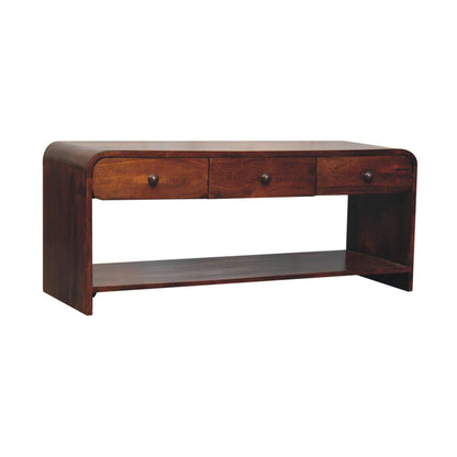 Arvessa - Slim Media Unit - Dark Brown