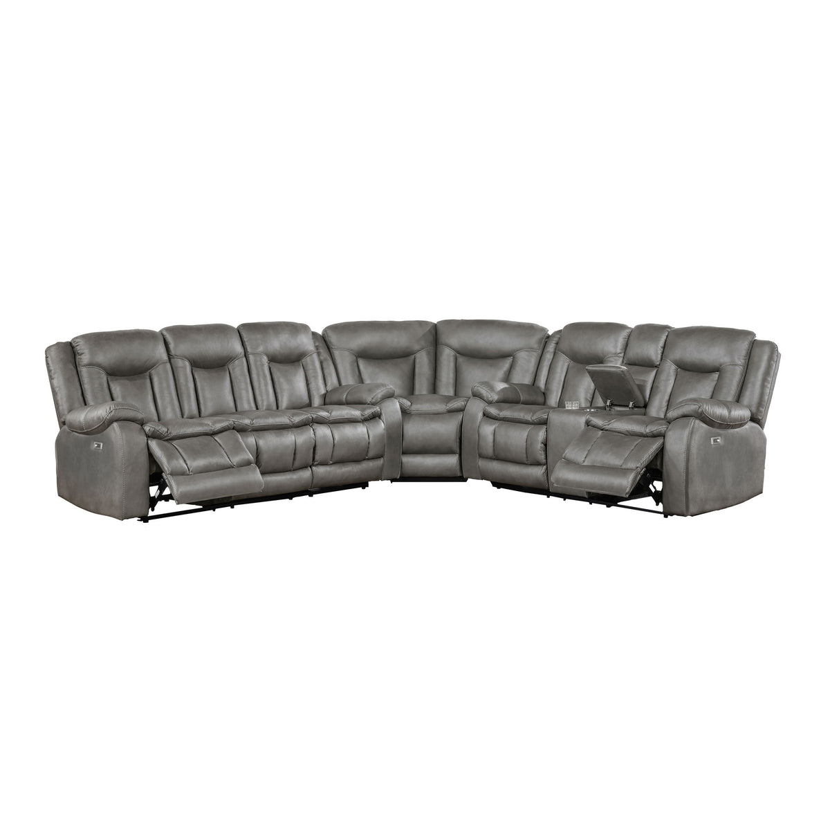 Morello - 3 Piece Manual Sofa/Loveseat/Wedge