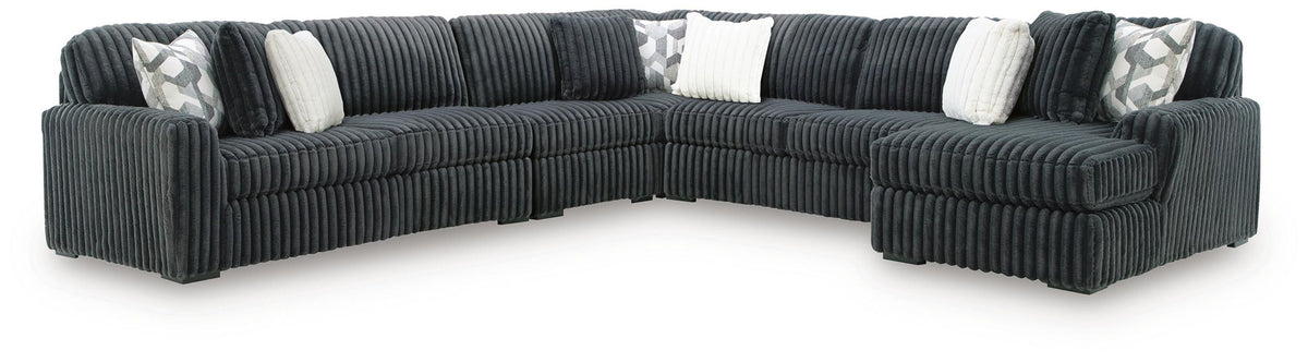 Midnight-Madness - 5 Piece Sectional