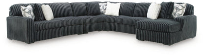 Midnight-Madness - 5 Piece Sectional