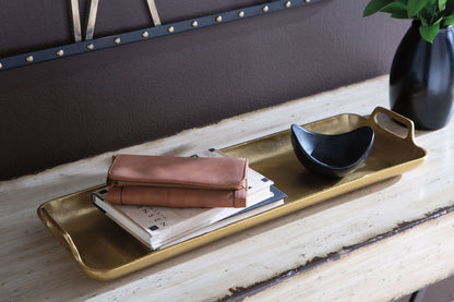 Posy - Tray - Gold Finish