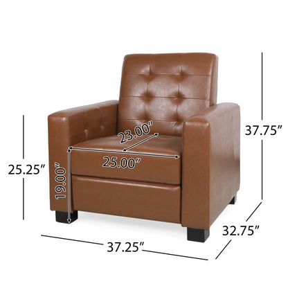 Langseth - Contemporary Tufted Pushback Recliner