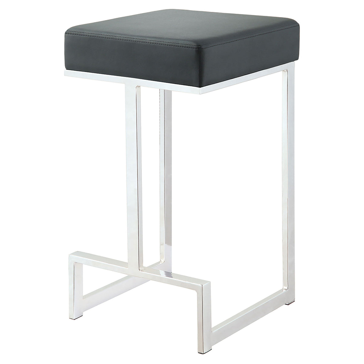 Upholstered Counter Height Stool - Black