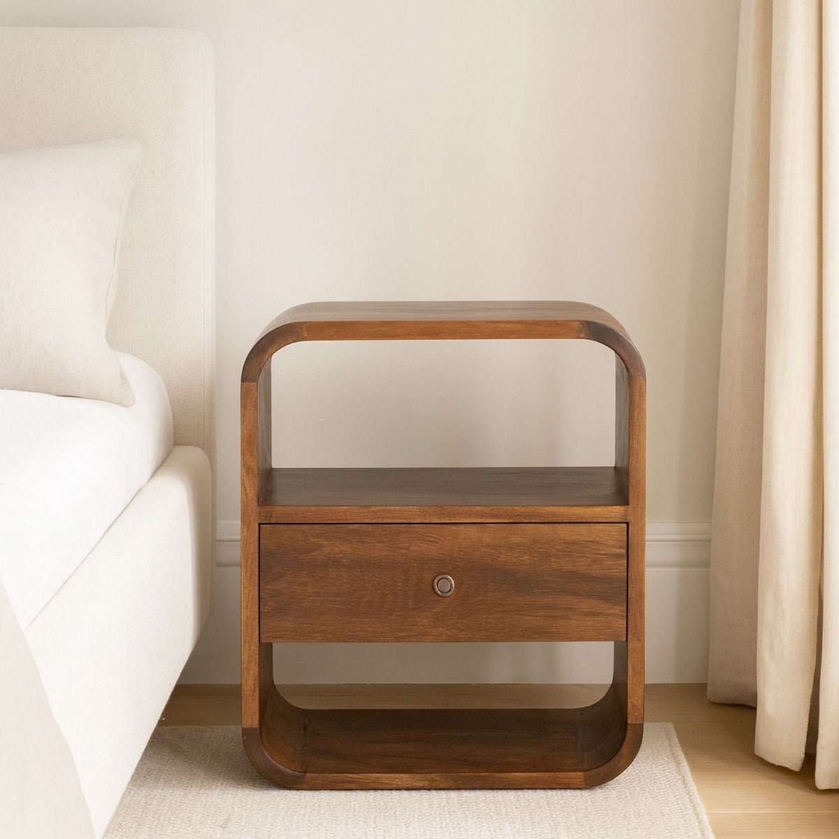Curve Drawer Nightstand